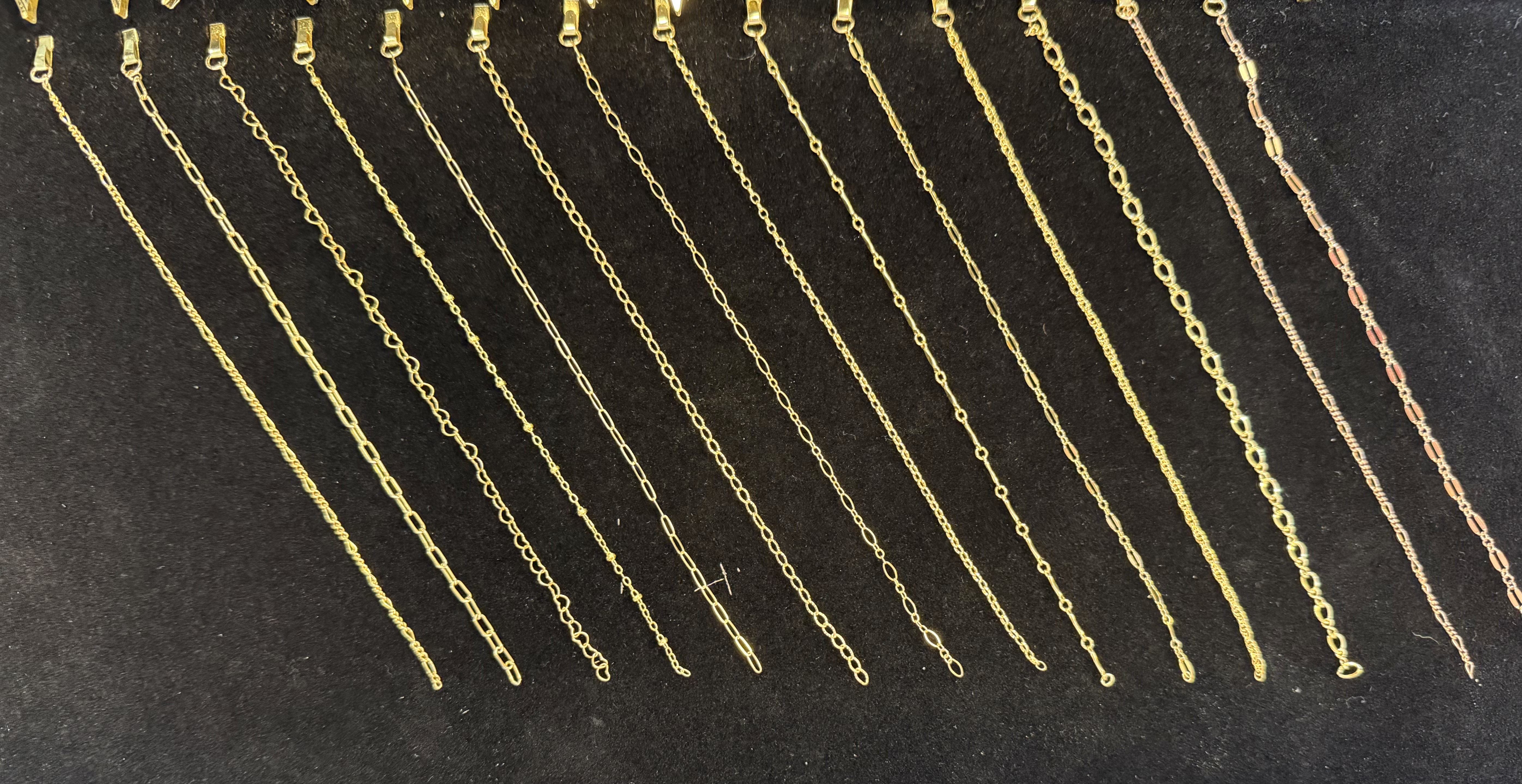 Solid gold permanent bracelet